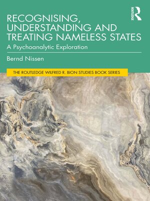 cover image of Recognising, Understanding and Treating Nameless States